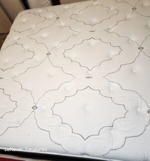 v106- Queen Sleep Fit Mattress & Boxspring Only. 2023 Model. No frame - Image 4
