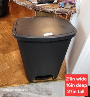 v129- foot pedal trash can