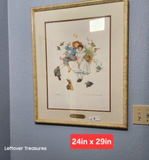 w2- Norman Rockwell print titled Sweet Song So Young 726/750