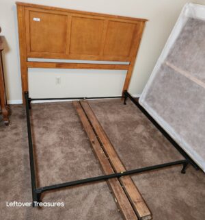 w27- Queen Bed Frame/headboard. No mattress
