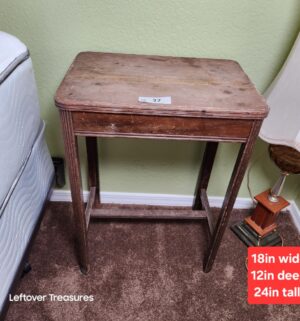 w37- Vintage Schoolmasters Table or writing desk