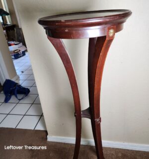 w49- wooden plant stand - Image 3