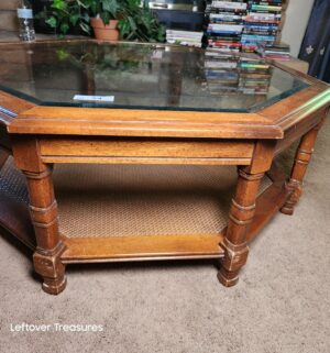 w54- Vintage Octagonal Coffee Table - Image 3