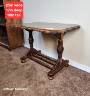 w84- antique Renaissance Revival oak table
