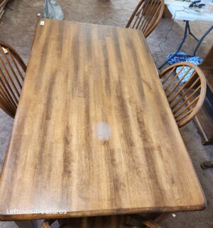 w90- Vintage solid wood dining chair - Image 3