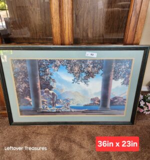 w93- reproduction Daybreak by Maxfield Parrish