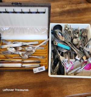 w106- Silverplated flatware