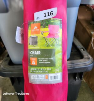 w116- Ozark Trail folding chair w/ bag