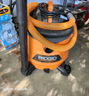 w122- large ridgid shop vac. Tested/works