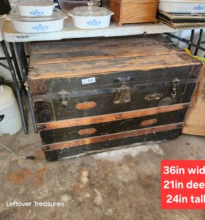 w132- Antique Steamer Trunk