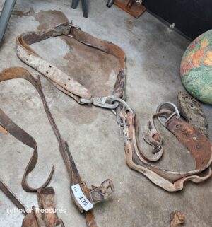 w135- antique horse bridal accessories - Image 3