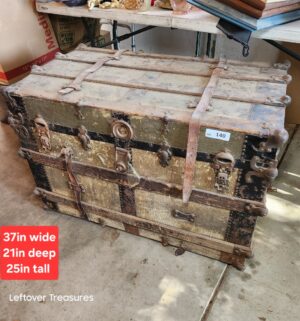 w140- Antique Steamer Trunk