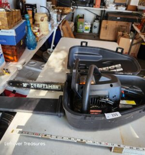 w155- Craftsman 16 inch 38cc Chainsaw. Ran Briefly