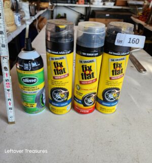 w160- fix a flat. 3 are full