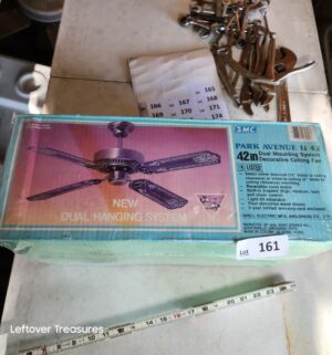 w161- SMC ceiling fan. Sealed in box