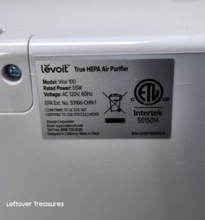 w181- Levoit Air purifier - Image 3