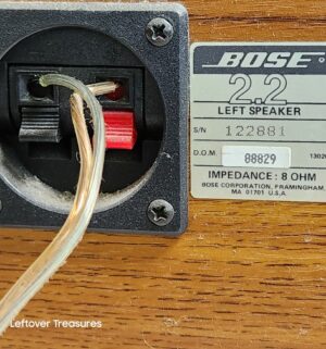 w196- Bose 2.2 Direct Reflecting vintage bookshelf speakers - Image 4