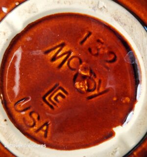 w270- brown drip glaze ceramic pieces, by McCoy Pottery - Image 3
