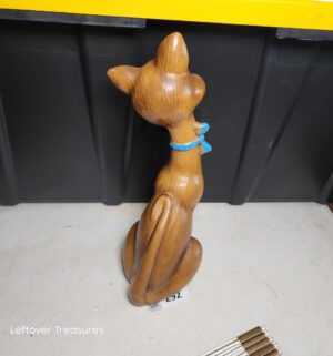 w292- Mid-Century Modern Italian Deruta style alley cat pottery sculpture - Image 3