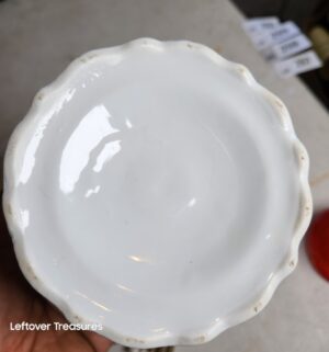 w296- vintage porcelain biscuit or cracker jar - Image 3