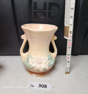 w308- Hull Art Pottery Water Lily vase