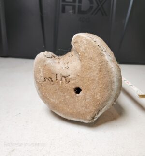 w328- Margaret Hudson clay bear sculpture. - Image 3