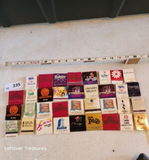 w335- vintage Vegas matchbook collection