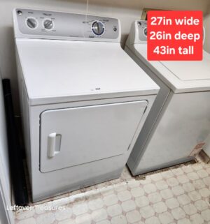 w359- GE Electric Dryer. Tested/Works