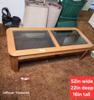 x48- Glass Top Coffee Table