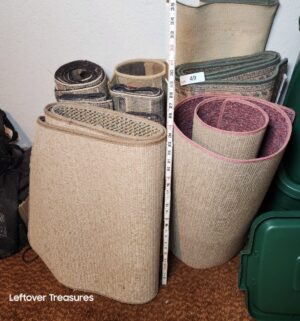 x49- Collection of runner rugs. Great for patios and garages