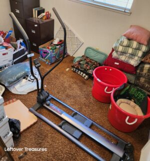 x63- Vintage Skier Exercise Machine. Folds up