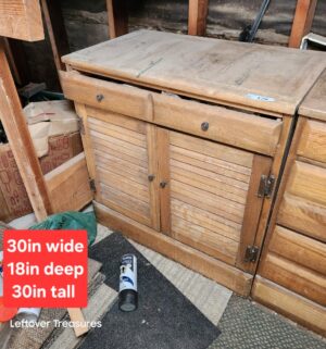 x178- vintage cabinet. Used in garage