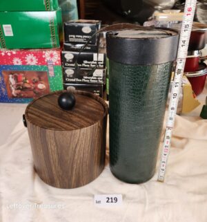 x219- ice bucket, wine box