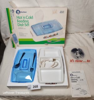 x268- Gerber Hot n Cold feeding dish set
