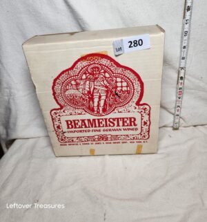 x280- Beameister stoneware wine bottles imported by the James B. Beam Distilling Co