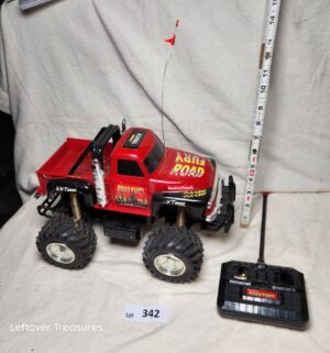x342- vintage Radio Shack Road Fury RC monster truck