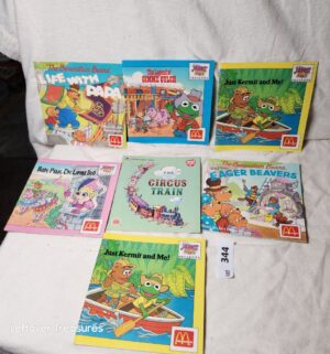 x344- vintage 1980s McDonalds Happy Meal childrens books