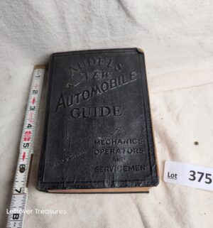 x375- vintage Audels New Automobile Guide for Mechanics, Operators and Servicemen