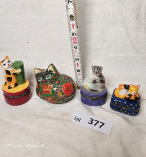x377- Cat Trinket Box collection