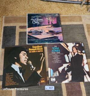 x417- Tom Jones, Engelbert Humperdinck, Jackie Gleason Albums