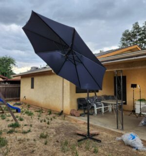 y4- 15ft patio cantilever umbrella