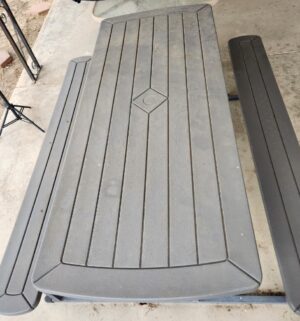 y8- COSCO 6 ft. Folding Picnic Table - Image 3