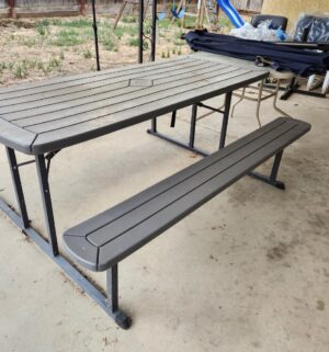 y8- COSCO 6 ft. Folding Picnic Table - Image 4