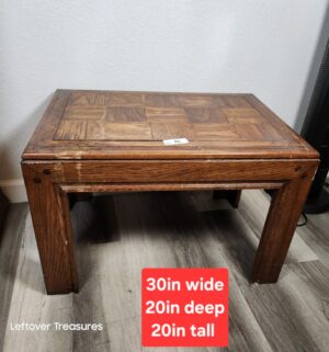 y26- Wooden End Table