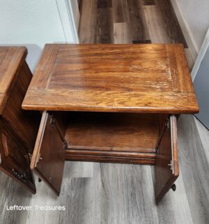 y35- Pair of Night Stands. Newer Contruction - Image 2