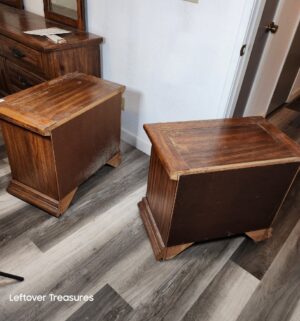 y35- Pair of Night Stands. Newer Contruction - Image 4