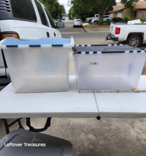 y52- 2 large totes - Image 1