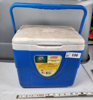 y106- Small Coleman Cooler - Image 1