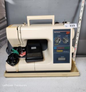y113- Kenmore sewing machine Model 385.1764180, 24-stitch machine