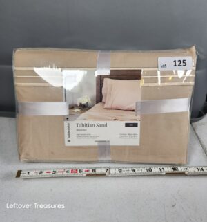 y125- Tahitian Sand Sheet Set. Size King. 1800 Thread Count - Image 1